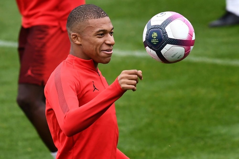 Mbappé seems to get better and better. AFP