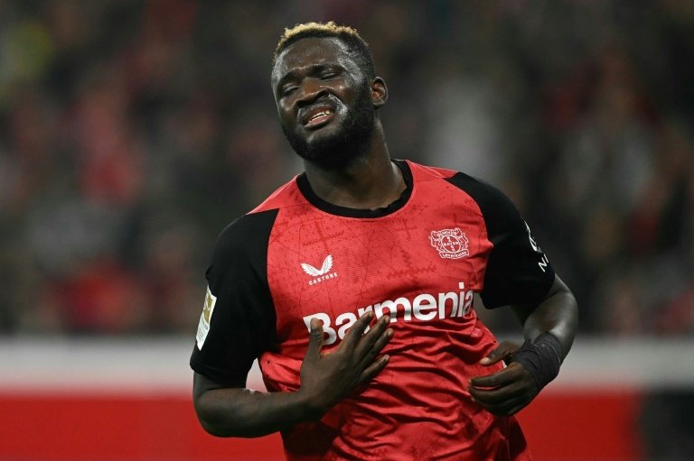 Victor Boniface torna al B. Leverkusen. AFP