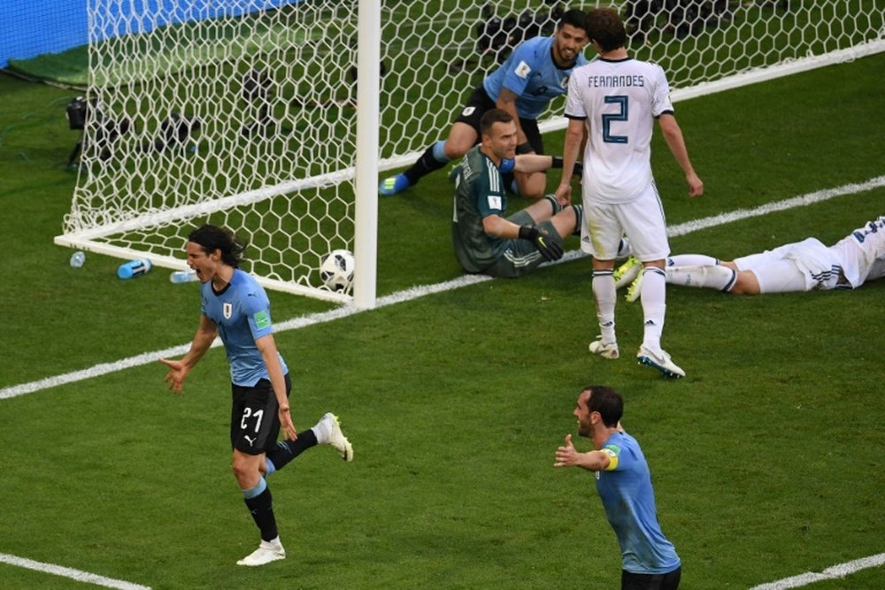 Uruguay camina con paso firme. AFP