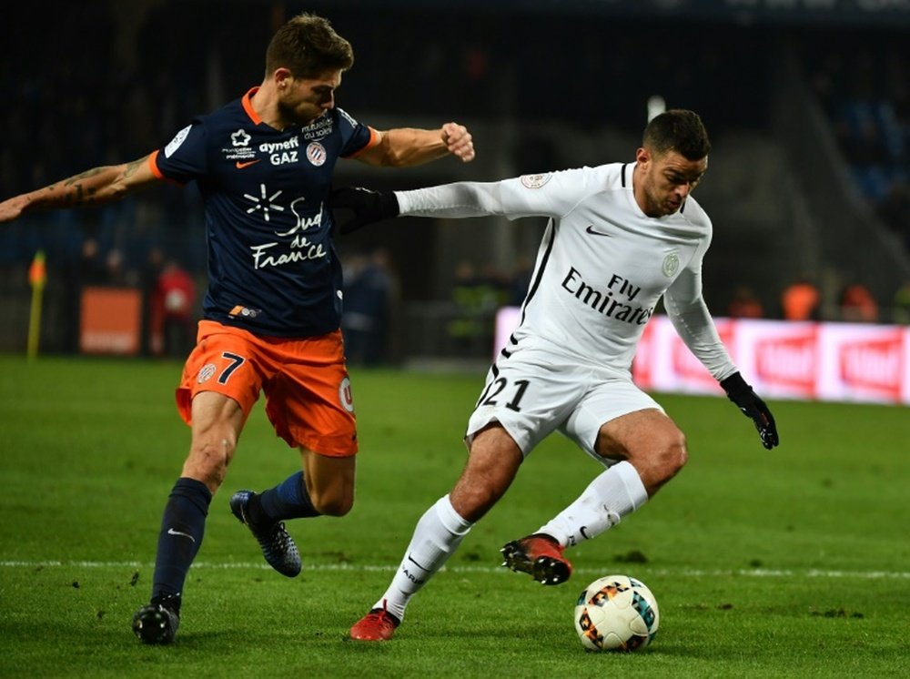 Tras no triunfar en el PSG, Ben Arfa podría ir a otro equipo de la Ligue 1. AFP