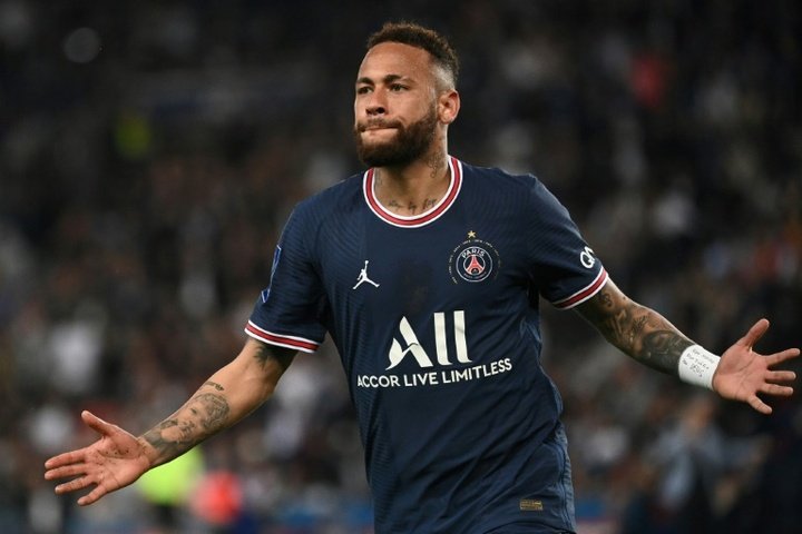 Neymar vai ficar em Paris em 2027.AFP