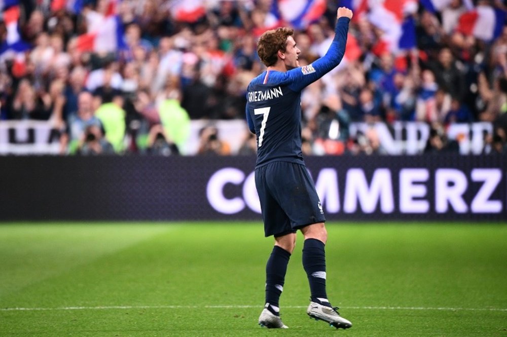Griezmann destacó la reacción de Francia para remontar. AFP