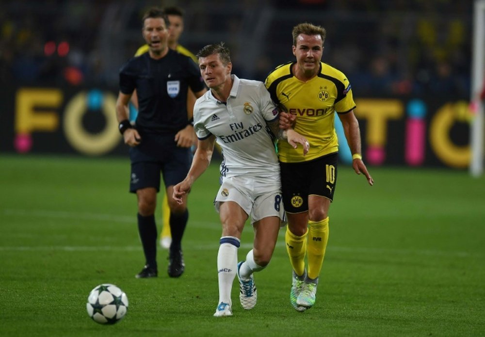 El Signal Iduna Park acogerá el Borussia- Madrid. AFP