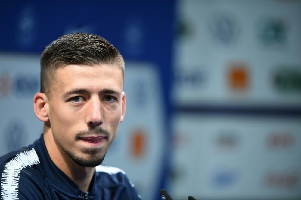 Lenglet thinks it was wiser to suspend the match. AFP