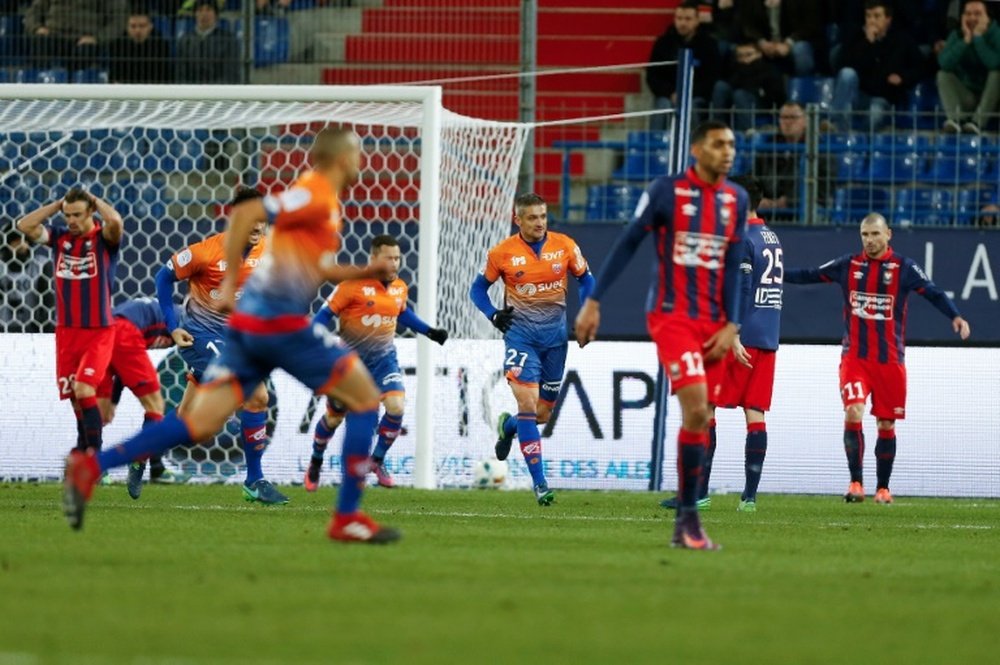 Caen y Dijon empataron a tres goles en el partido que abrió la jornada 16 en la Ligue 1. EFE