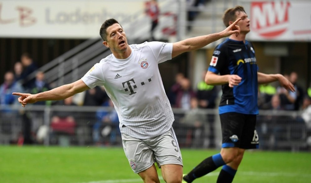 El Bayern sufrió, pero consiguió una importante victoria. AFP