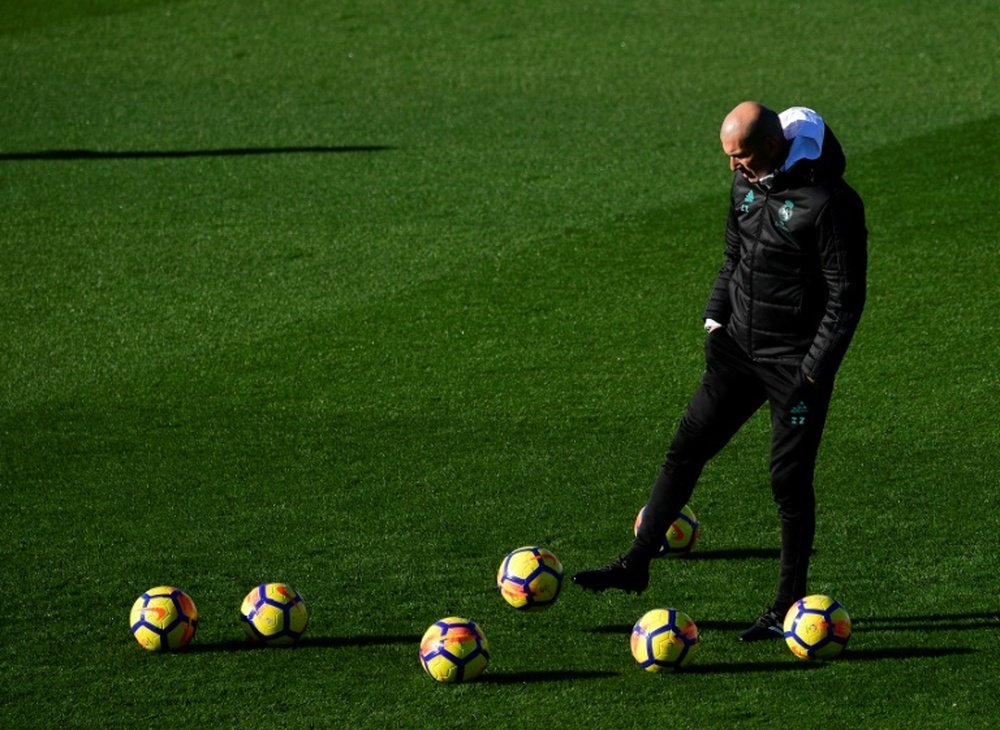 La posesióin no está dando frutos al Madrid de Zidane. AFP