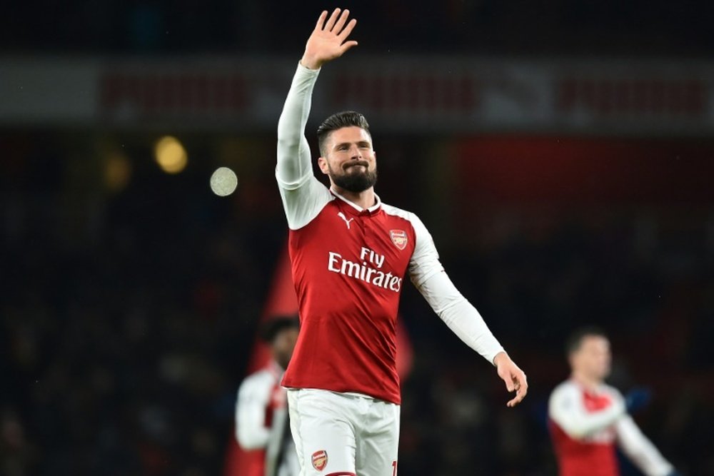 Borussia Dortmund are reportedly interested in Arsenal's Olivier Giroud. AFP