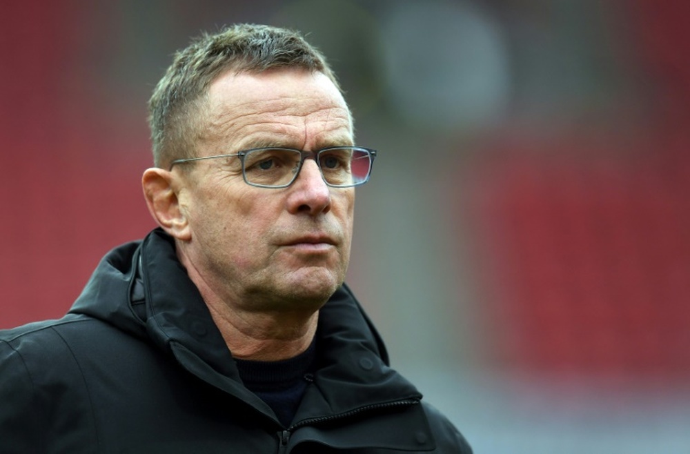 Rangnick surpris par la météo anglaise. AF`P