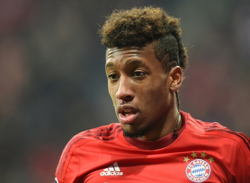 Coman in action for Bayern Munich. AFP