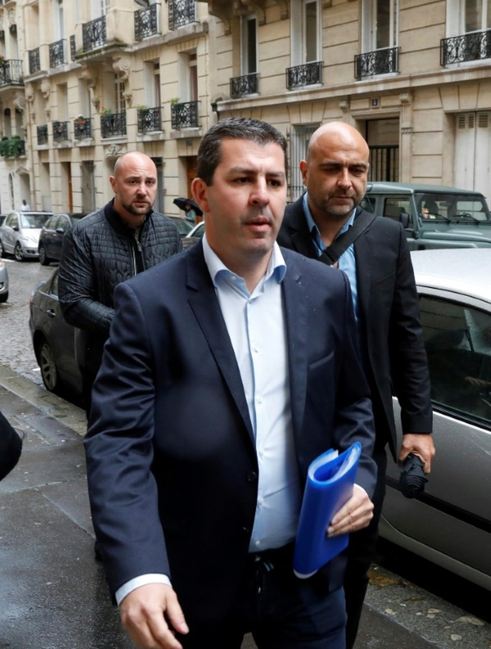 Le dirigeant du SC Bastia Anthony Agostini, le 4 mai 2017 à Paris. AFP