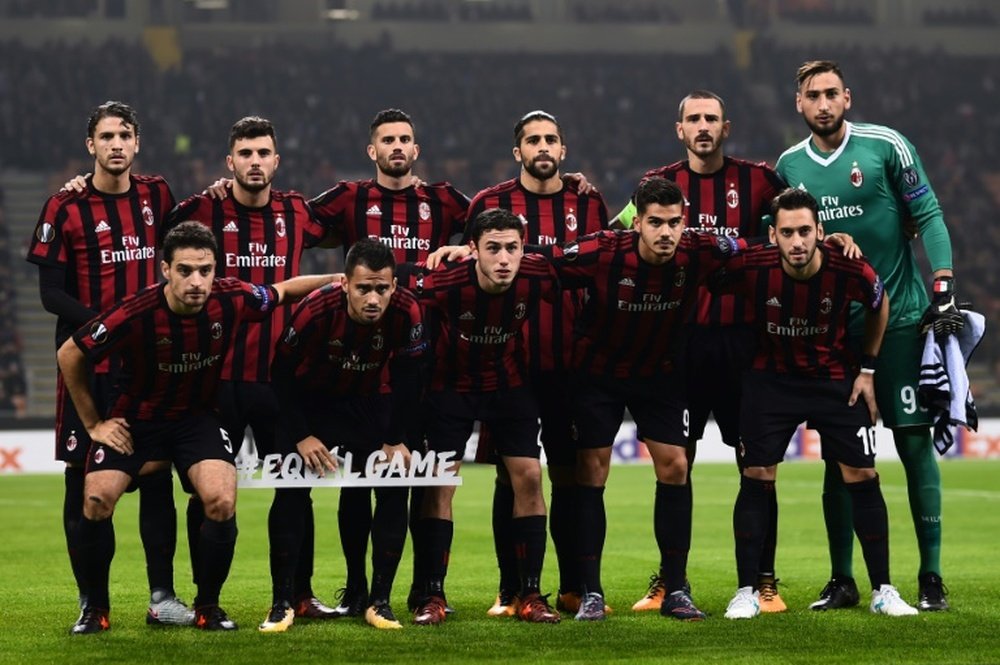 L'AC Milan rencontre le dernier du classement. AFP