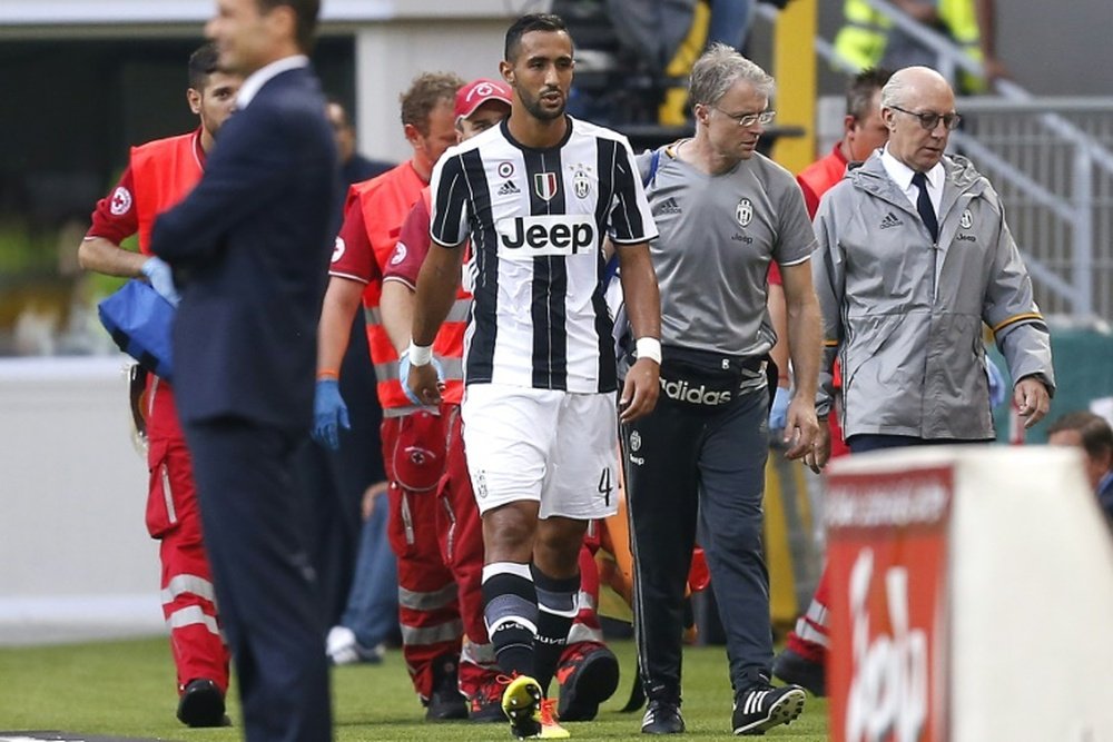 El central de la Juventus habló sobre una conversación que tuvo con el técnico catalán. AFP
