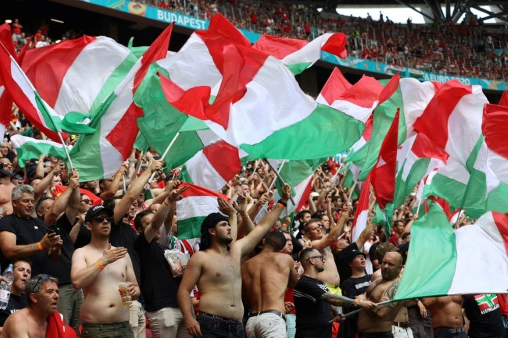 L'UEFA ouvre une enquête pour des cris racistes lors de Hongrie-France. AFP