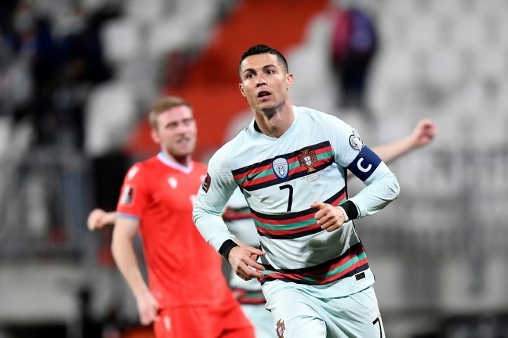 Ronaldo nella storia delle qualificazioni. AFP