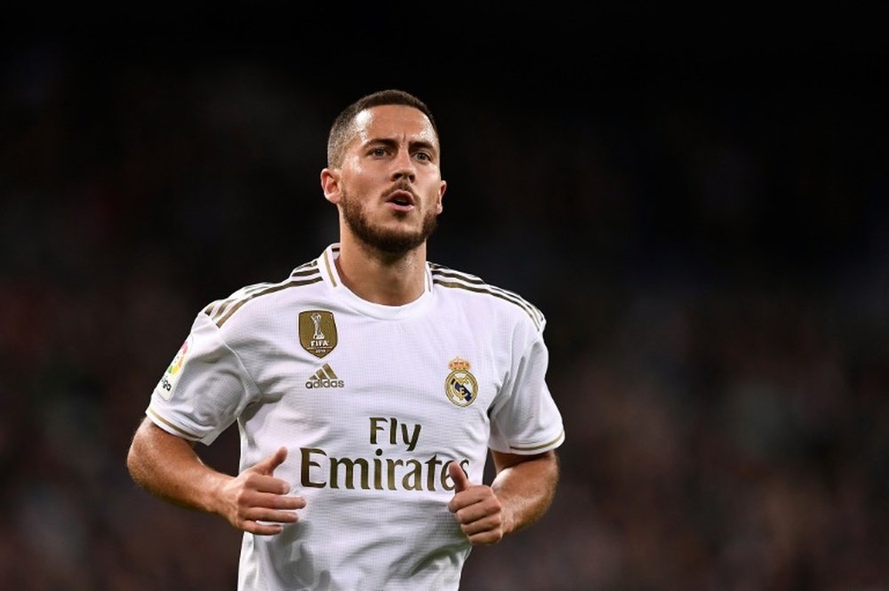 Hazard was the best placed Madrid player in the Ballon d'Or. AFP