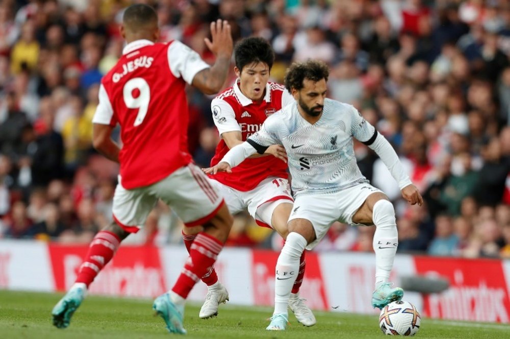 Arsenal have not won at Anfield in the Premier League since 2012. AFP