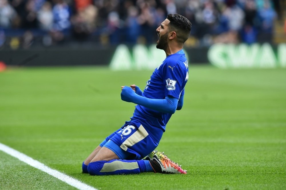 Mahrez se sincera y explica por qué decidió dejar atrás Escocia. AFP