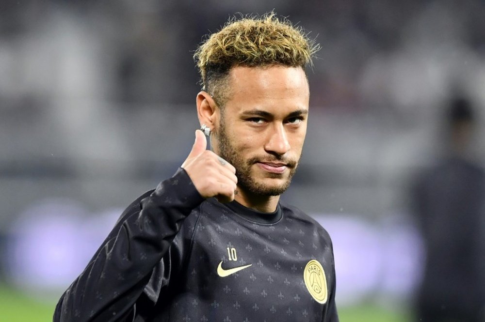 Neymar ne pense pas à Barcelone. AFP