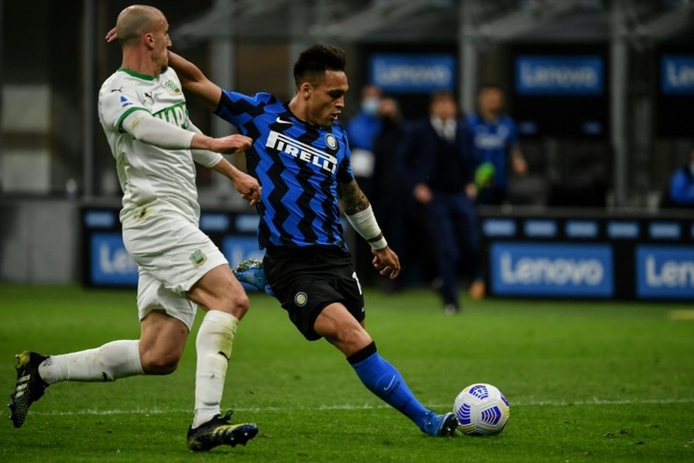 Lautaro aseguró que se quedará en el Inter. AFP