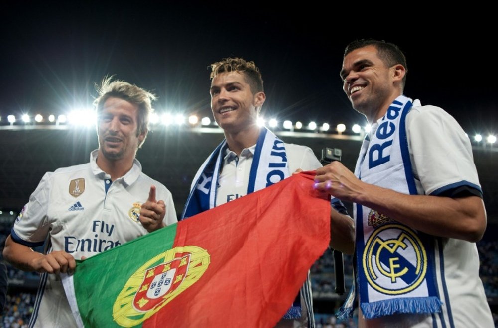 Coentrão prend la défense de Cristiano Ronaldo. AFP
