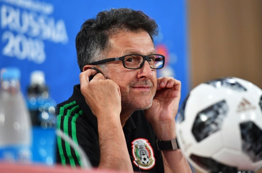 Osorio wasn't impressed with Mexico's final group performance. AFP