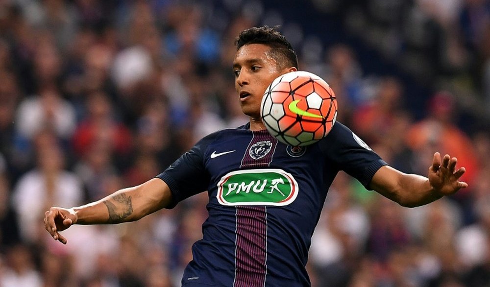 Marquinhos in action for PSG. AFP