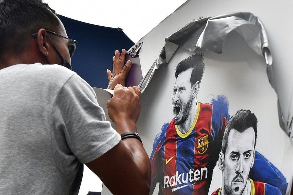 El Barça también se desangra económicamente por la salida de Messi. AFP