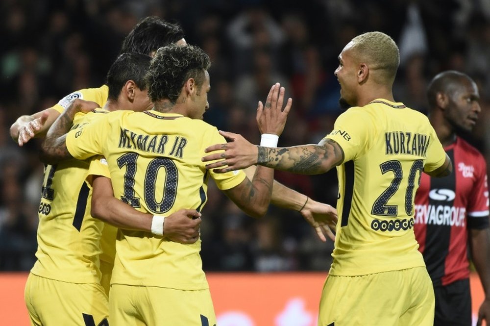 The French side are working on moving players out of the club. AFP