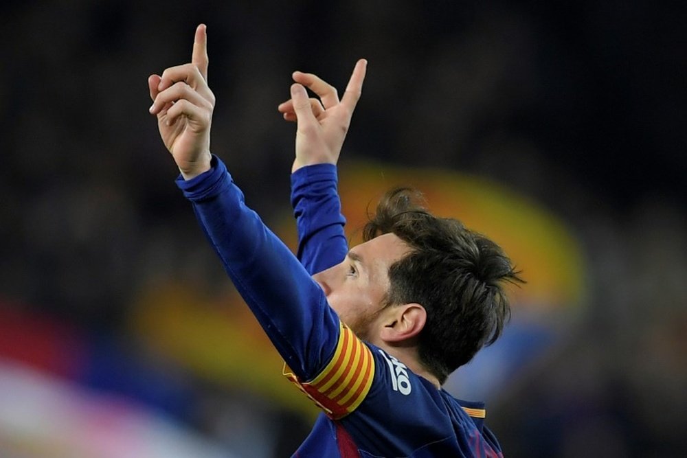 Calleri a évoqué l'éventuelle absence de Messi. AFP