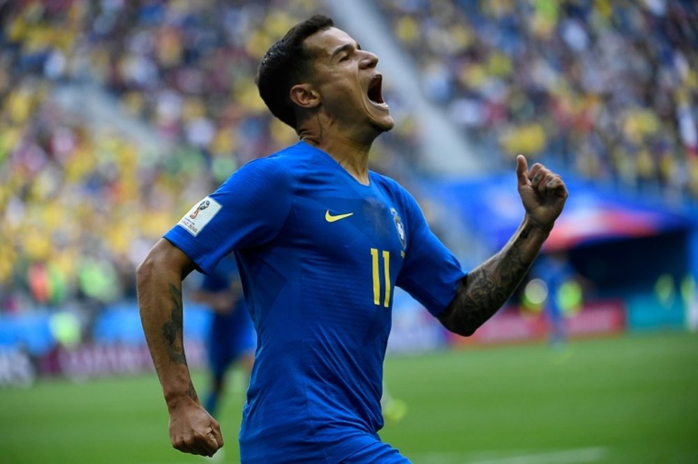 Coutinho has been Brazil's go-to man for goals and assists. AFP