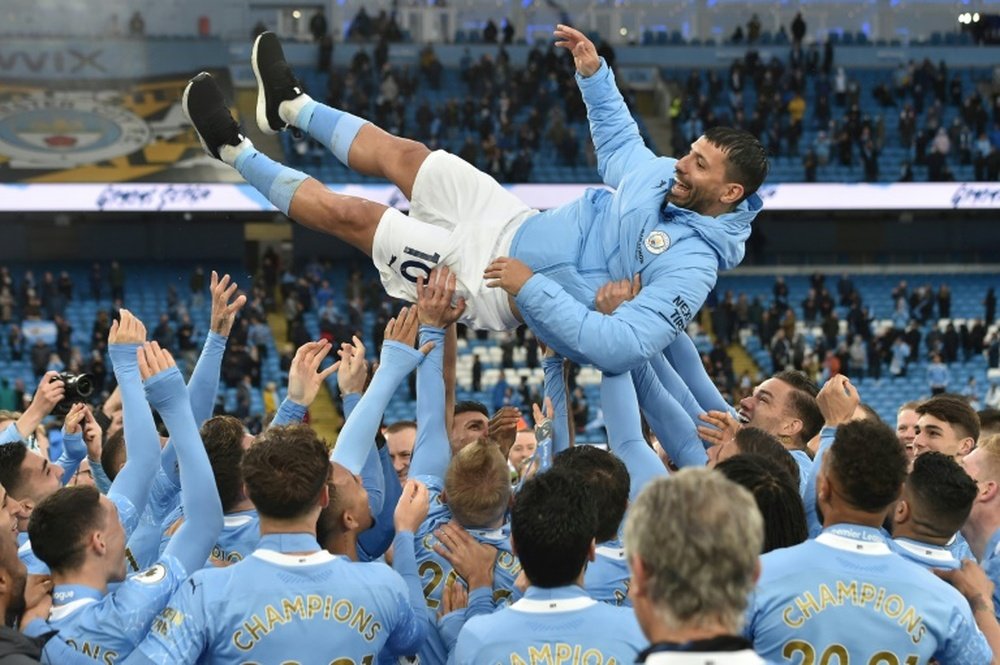 El argentino es el máximo goleador de la historia del club. AFP
