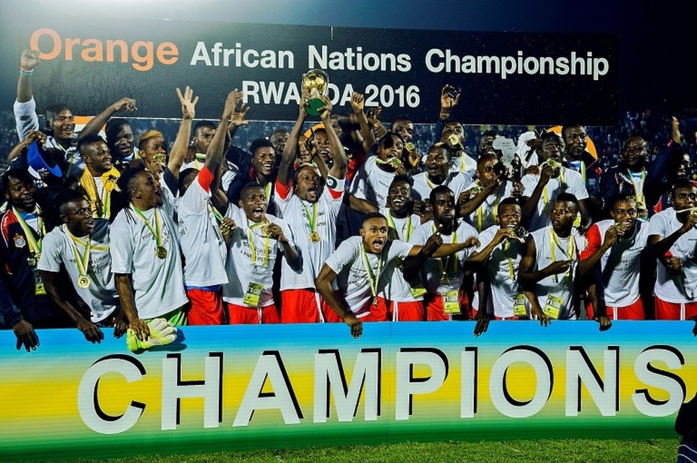 La RD Congo championne en titre du CHAN-2016 à Kigali, le 7 février, ne défendra pas son titre. AFP