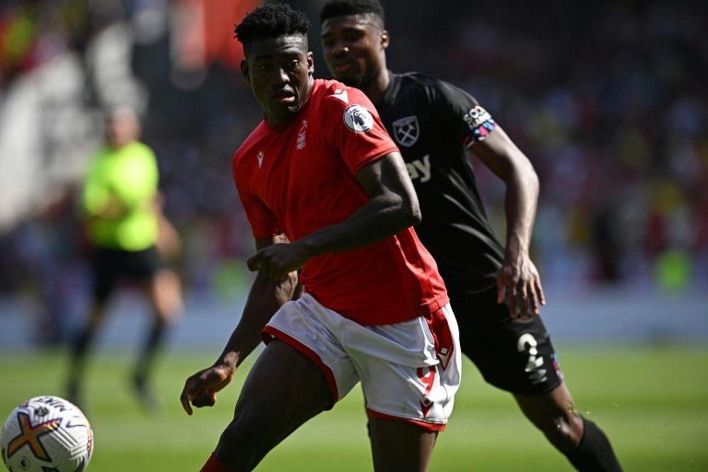 The Hammers initiated talks with Forest for Awoniyi. AFP