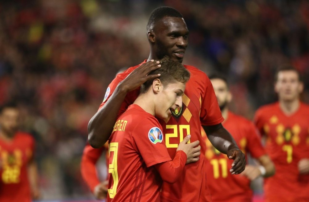 Benteke quiere volver a sentirse importante con Bélgica. AFP