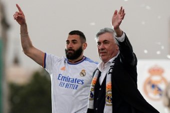 Ancelotti podría alcanzar las seis Copas de Europa de Gento. AFP