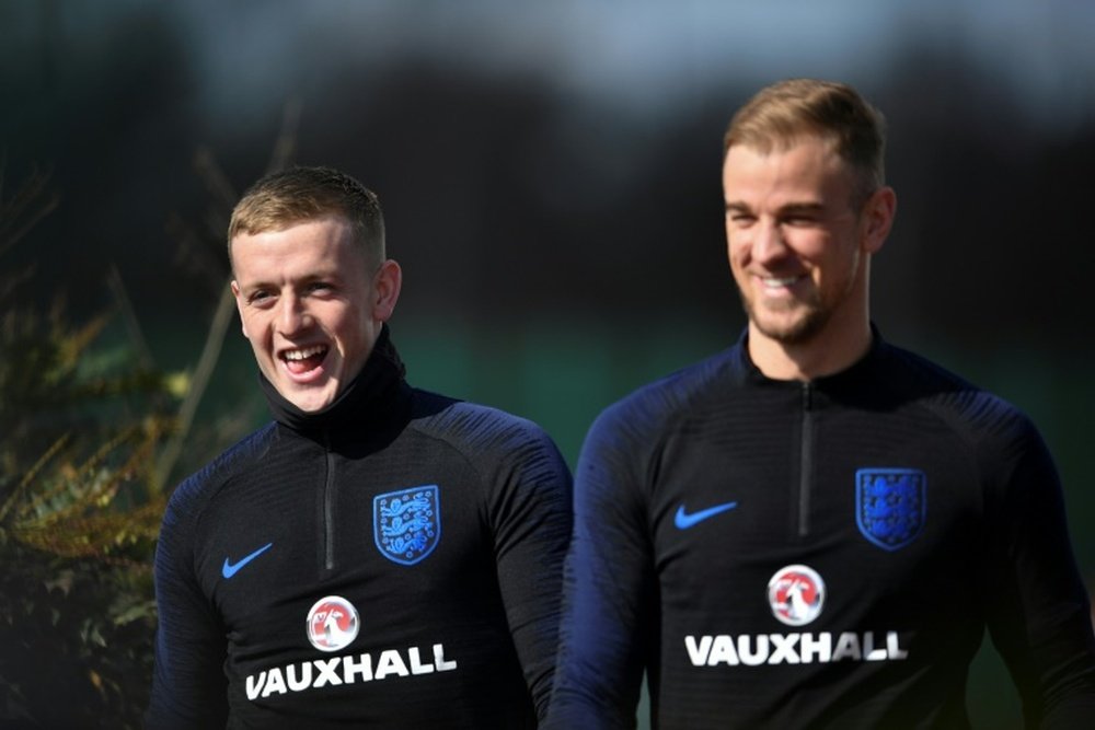 Pickford is likely to nab Hart's No 1 shirt. AFP