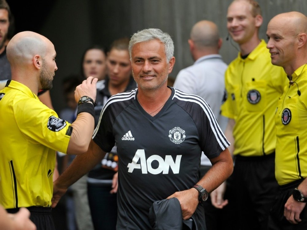 Mourinho quiere seguir 15 años más en el United. AFP