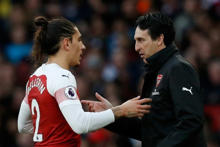 Bellerin is the latest Arsenal player to be sidelined with an injury. AFP