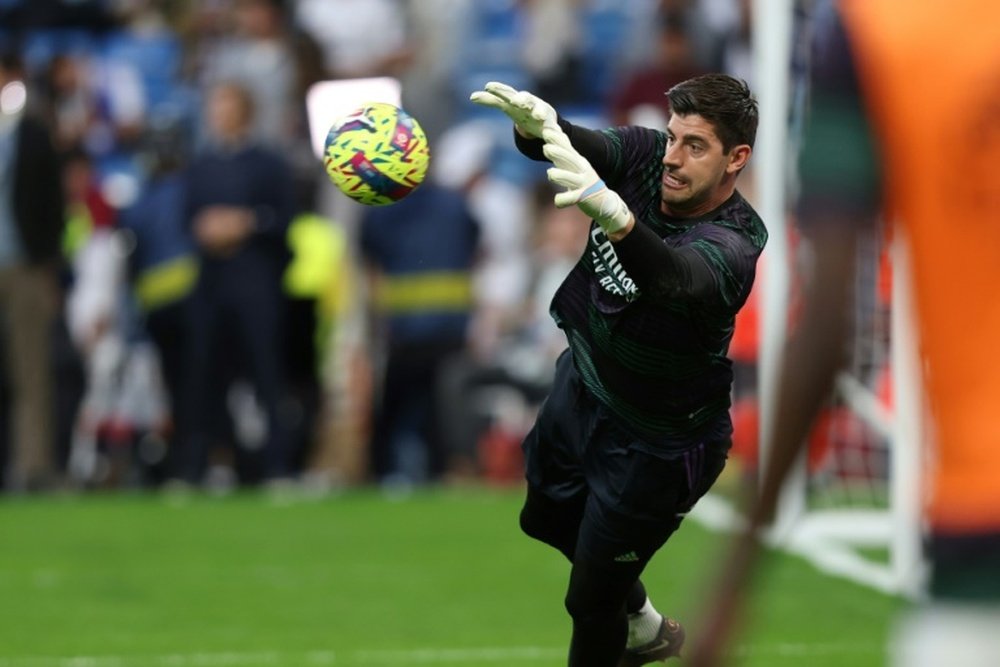 Courtois salta il Girona. AFP