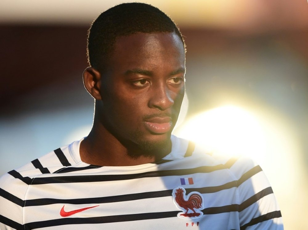 Jean-Philippe Mateta signe à Crystal Palace. AFP