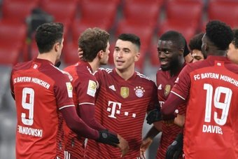 Os novos positivos no Bayern.AFP