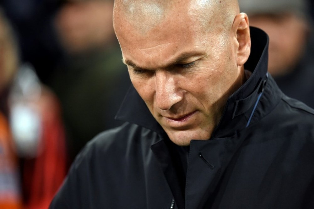 Zidane lamentó empate en Butarque. AFP