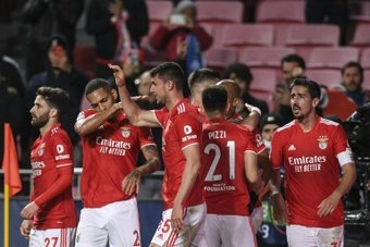 El Benfica se metió en la final de la Copa de Portugal. AFP