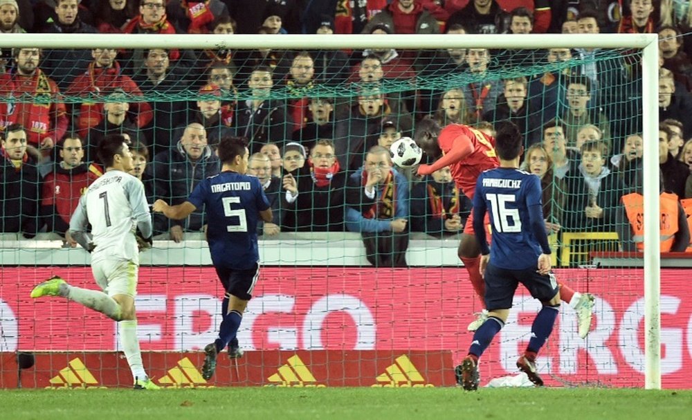 Lukaku thanks team-mates after breaking Belgium record. AFP