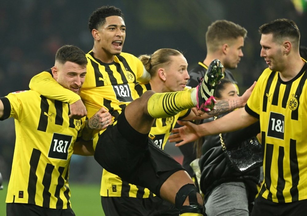 Gran victoria del Borussia Dortmund. AFP