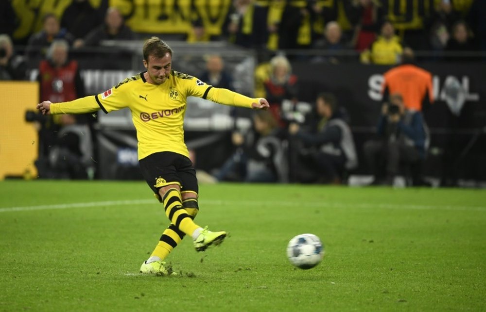 Mario Goetze now plays for Eintracht Frankfurt. AFP