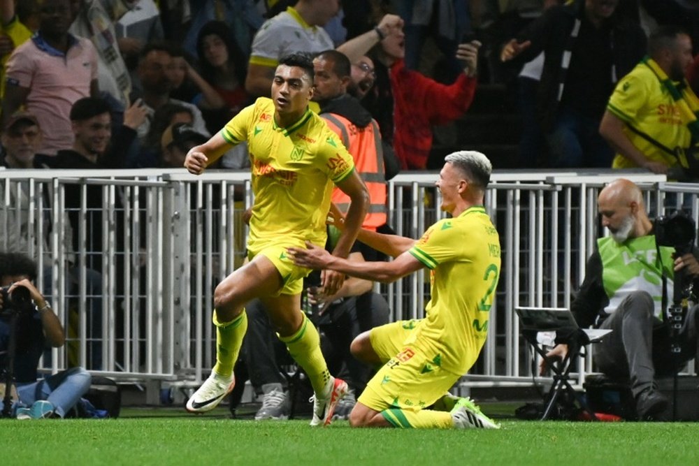El Nantes se eleva hasta competiciones europeas. AFP