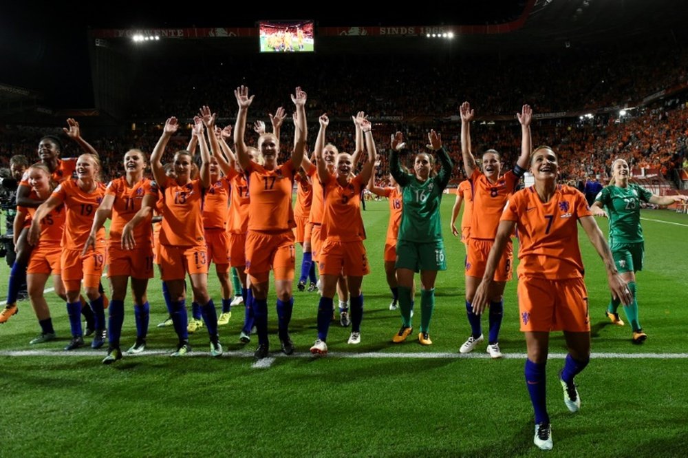 Les Hollandaises se sont qualifiées pour la finale. AFP