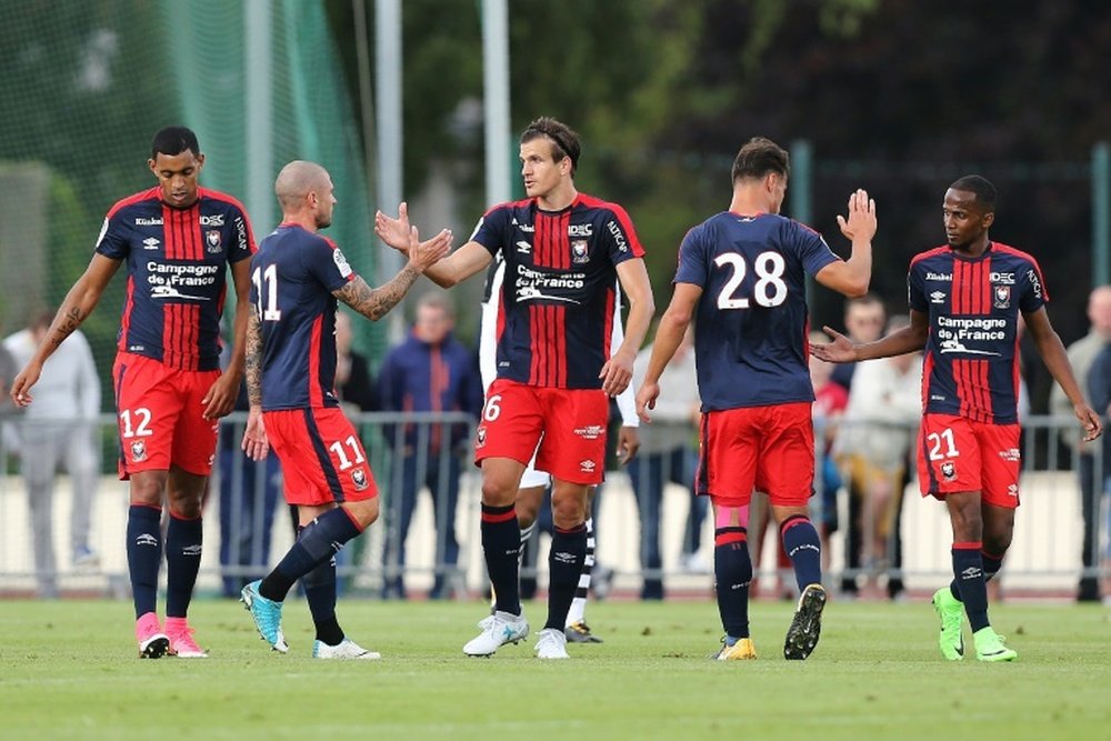 Caen veut reprendre une bonne saison. AFP